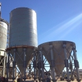 silo de stockage en vrac ciment / cendres volantes