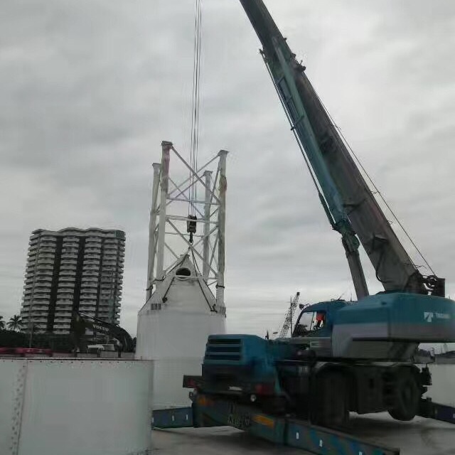 silo à ciment boulonné de taille normale érigé en thaïlande