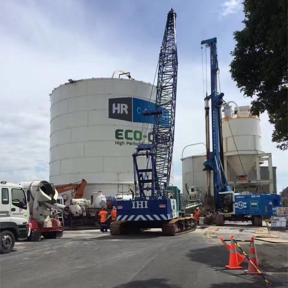 Silo de transit de ciment de 2000t en Nouvelle-Zélande